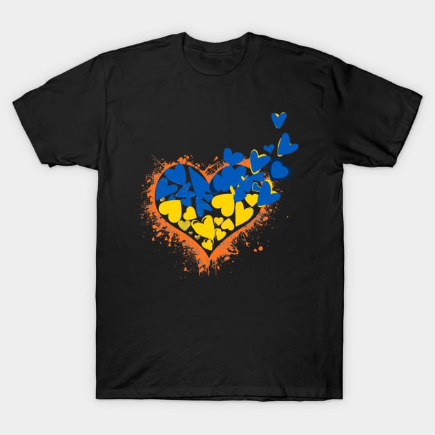 i stand with Ukraine T-Shirt by Jadotdot Designs